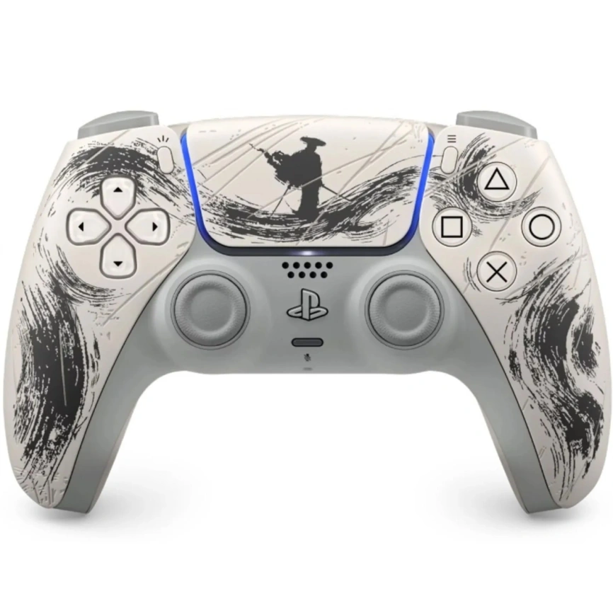 Джойстик беспроводной Sony DualSense для PS5 Ghost of Yotei Black Limited Edition фото 1