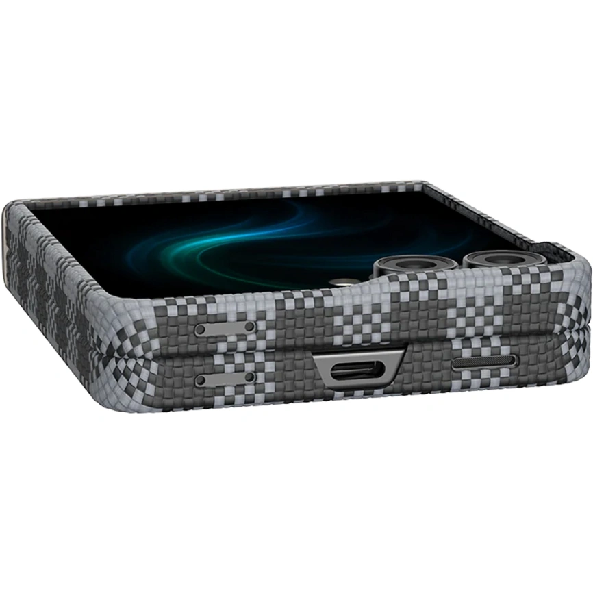 Чехол Benks ArmorVichy Spin Case built with Kevlar для Samsung Galaxy Z Flip 7 Black фото 3