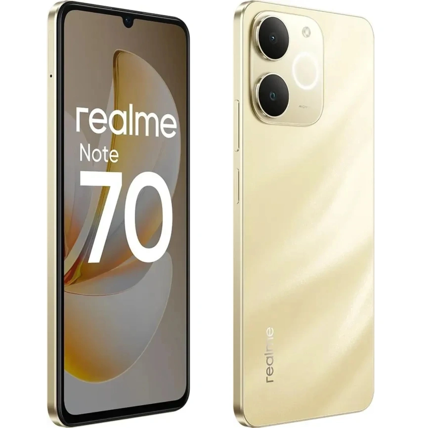 Смартфон Realme Note 70 6/128Gb Beach Gold фото 5