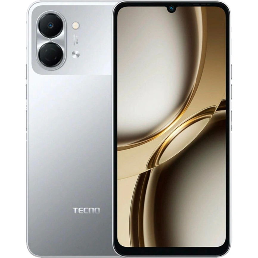 Смартфон Tecno Spark Go 3 4/128Gb Titanium Grey фото 1