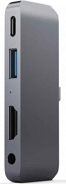 Хаб Satechi USB-C 4 в 1 (ST-TCMPHM) Space Gray фото 1
