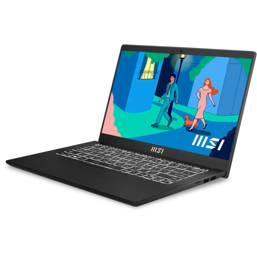 Ноутбук MSI Modern 14 C7M-048US 14 FHD IPS/ R7-7730U/16GB/512GB SSD (9S7-14JK12-048) Black фото 2
