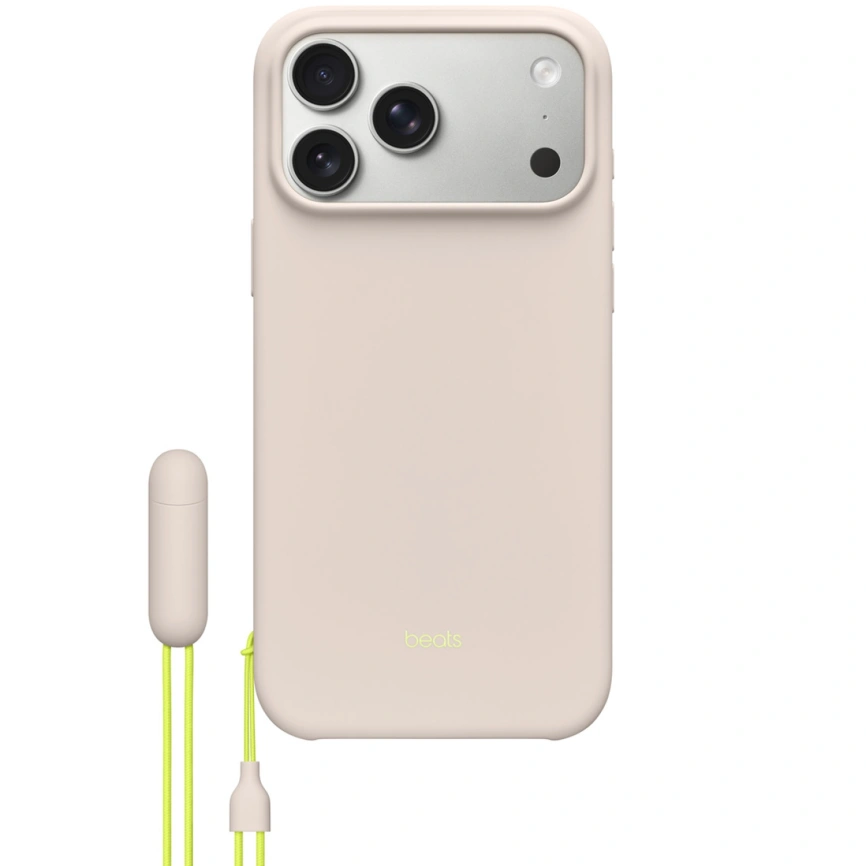 Чехол Beats Kickstand Case with MagSafe and Camera Control для iPhone 17 Pro Max Lime Stone фото 2
