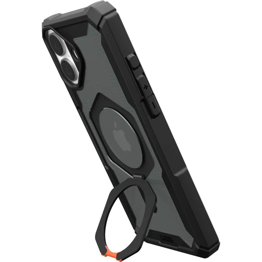 Чехол UAG MagSafe Plasma XTE для iPhone 16 Plus Black/Orange фото 1