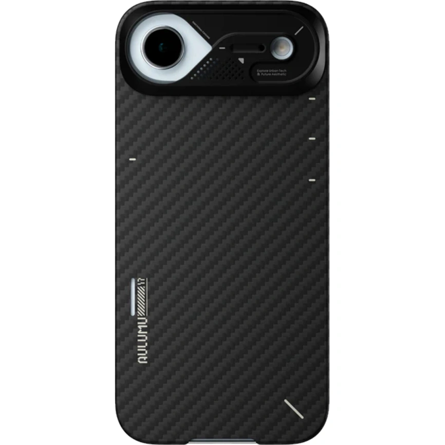 Чехол Aulumu A17 Aramid Fiber Case with MagSafe для iPhone Air Black фото 6
