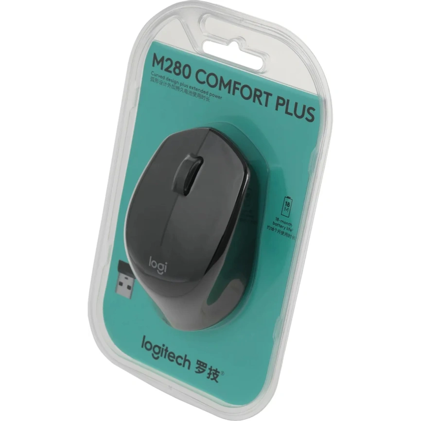 Беспроводная мышь Logitech M280 Black (910-004306) фото 6