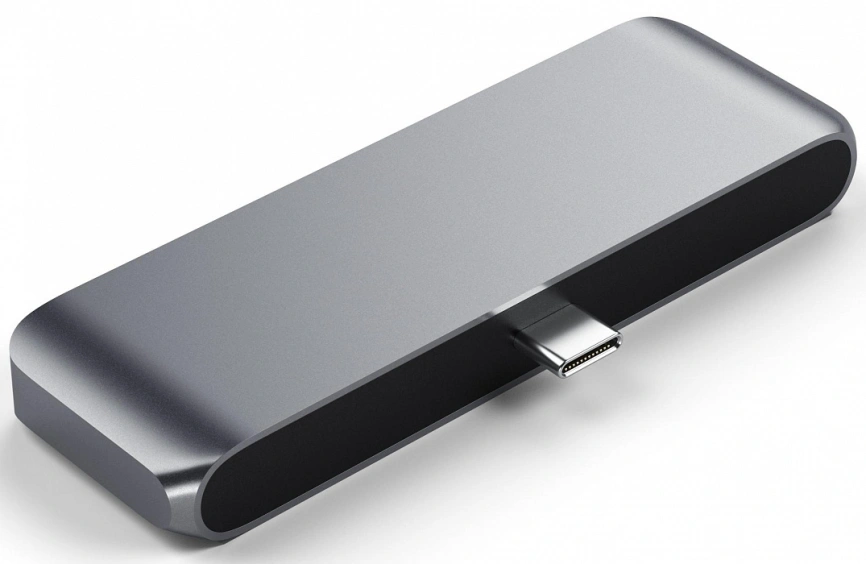 Хаб Satechi USB-C 4 в 1 (ST-TCMPHM) Space Gray фото 2