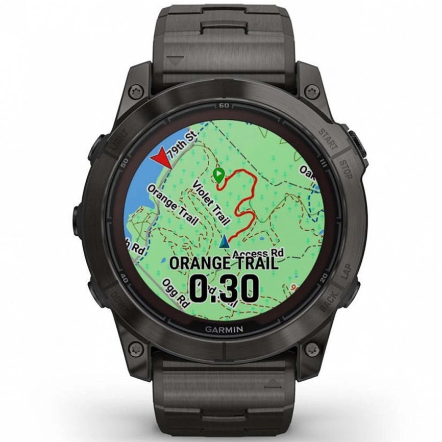 Умные часы Garmin Fenix 7X Pro Sapphire Solar Edition (010-02778-30) Black фото 4