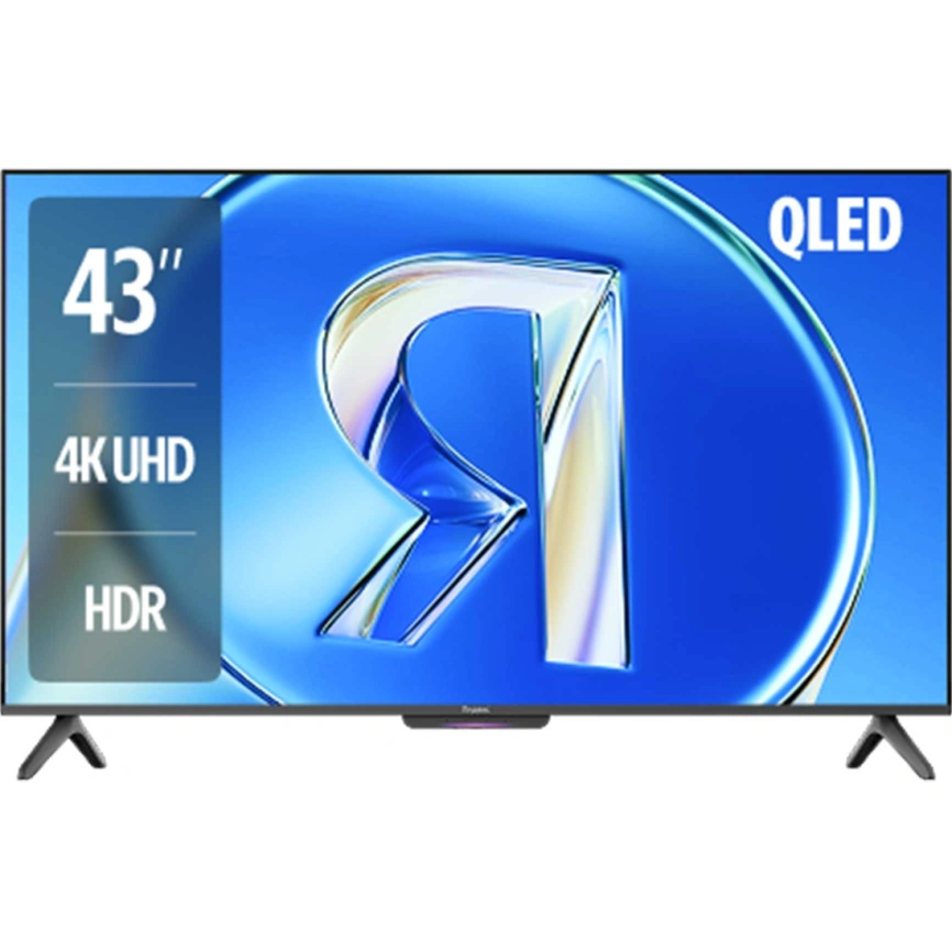 Телевизор Яндекс ТВ Станция Бейсик QLED с Алисой 43" (YNDX-00078) фото 1