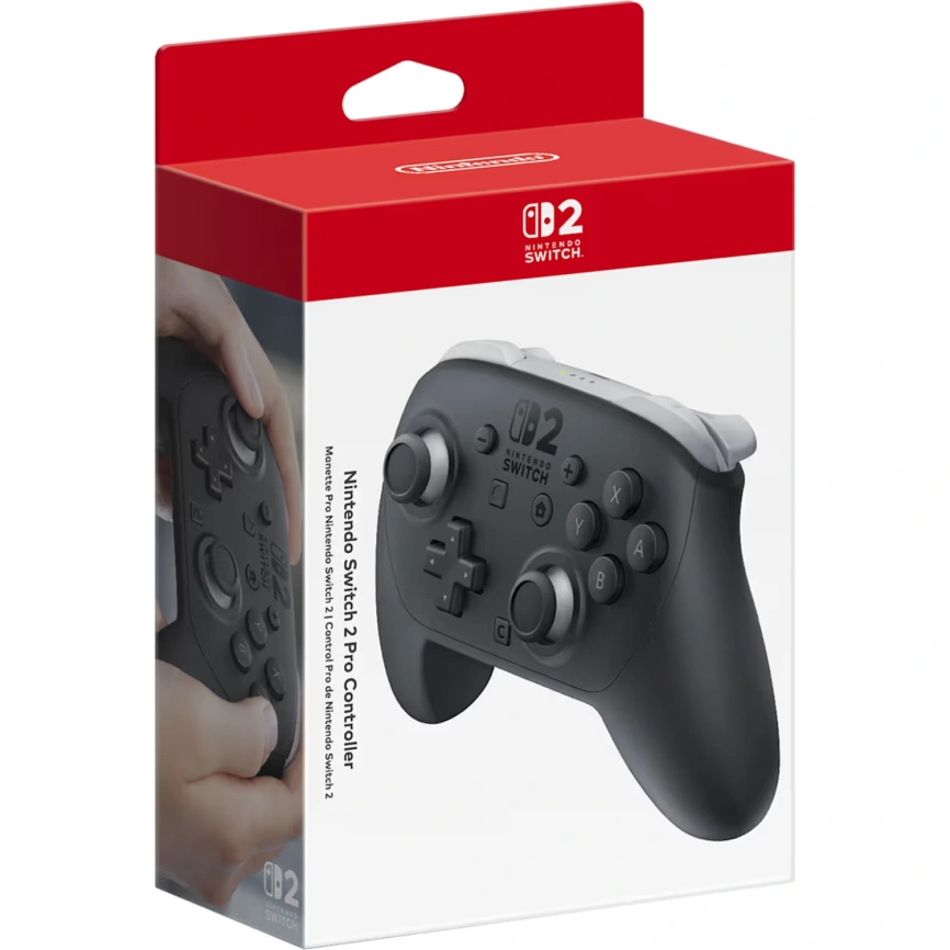 Джойстик беспроводной Nintendo Switch 2 Pro Controller Black фото 6