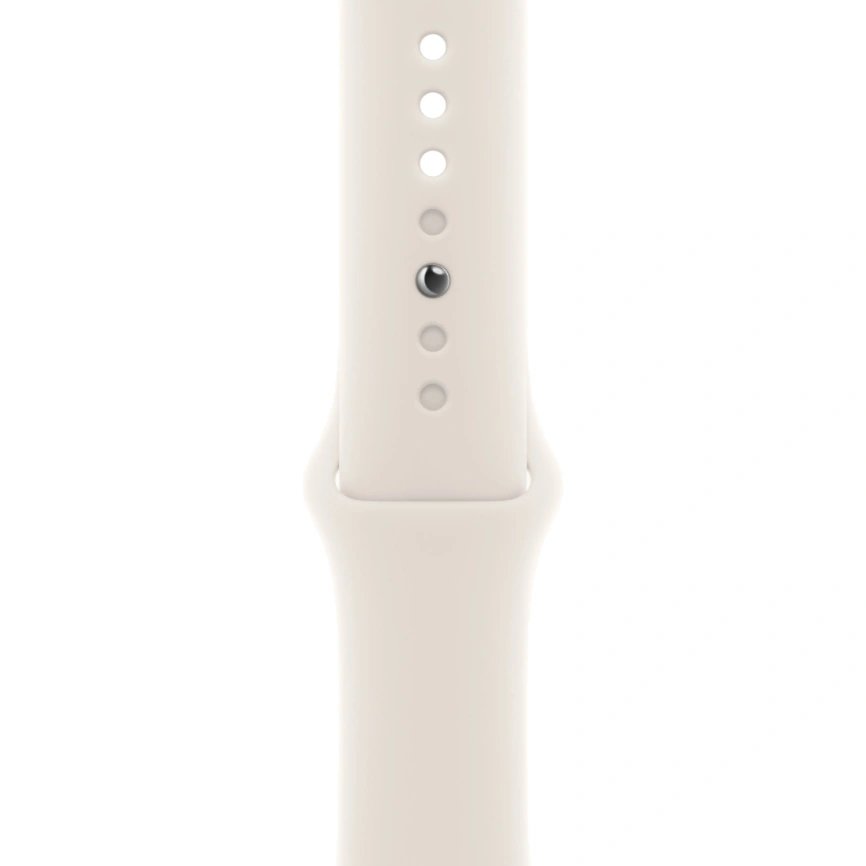 Смарт-часы Apple Watch SE (2024) 40mm Starlight Aluminium Case with Starlight Sport Band S/M (MXEF3) фото 2