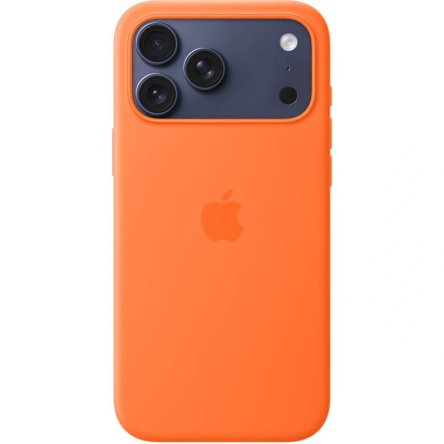 Чехол Apple Silicone Case with MagSafe для iPhone 17 Pro Orange фото 3