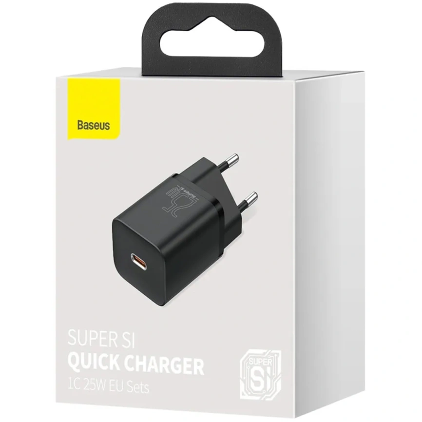 Сетевое зарядное устройство Baseus 25W USB-C CCSP020101 Black фото 5