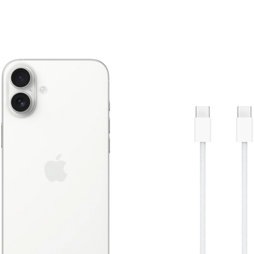 Смартфон Apple iPhone 16 Plus 128Gb nano Sim + eSim White фото 5