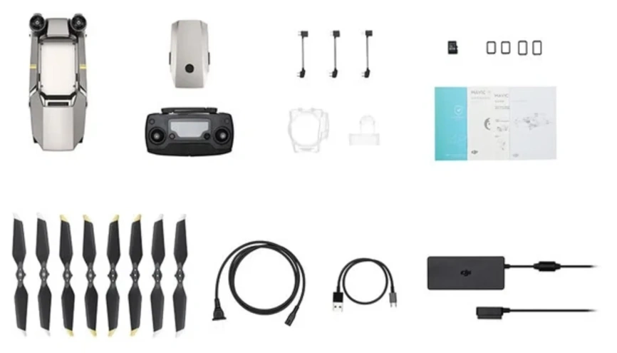 Квадрокоптер DJI Mavic Pro Platinum (6958265152870) Gray фото 6