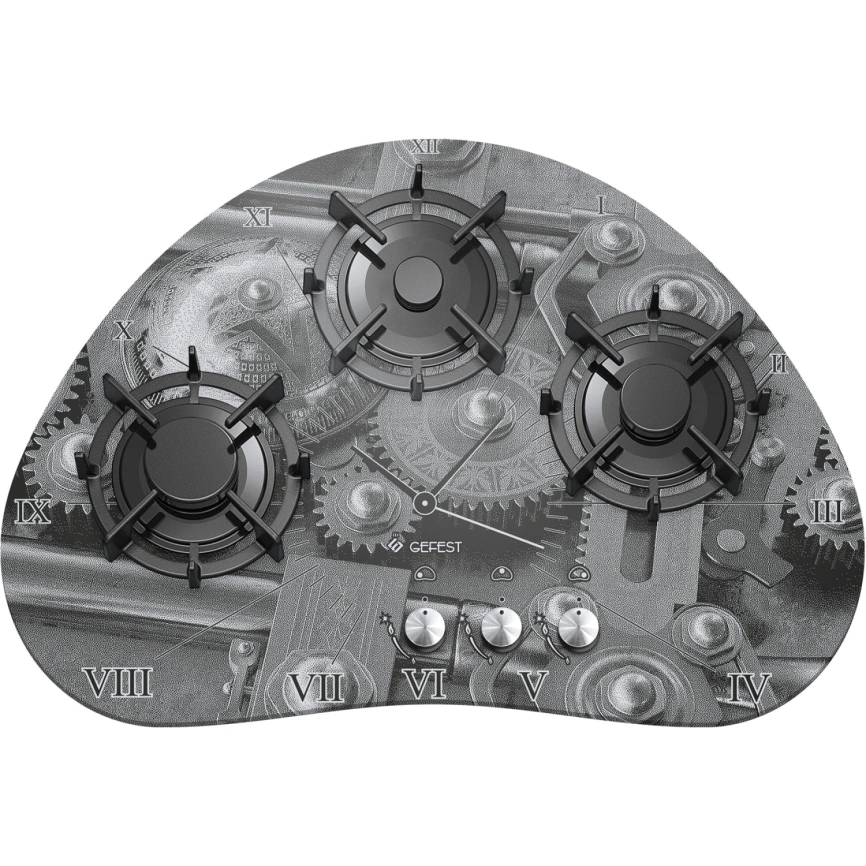 Газовая варочная панель Gefest СГ СН 2120 К1 Gray фото 1