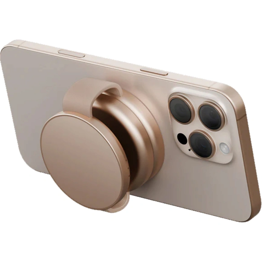 Беспроводное зарядное устройство EnergEA AluMag Trio Qi2 (3 в 1) Gold (AM-TRIO-GLD) фото 2