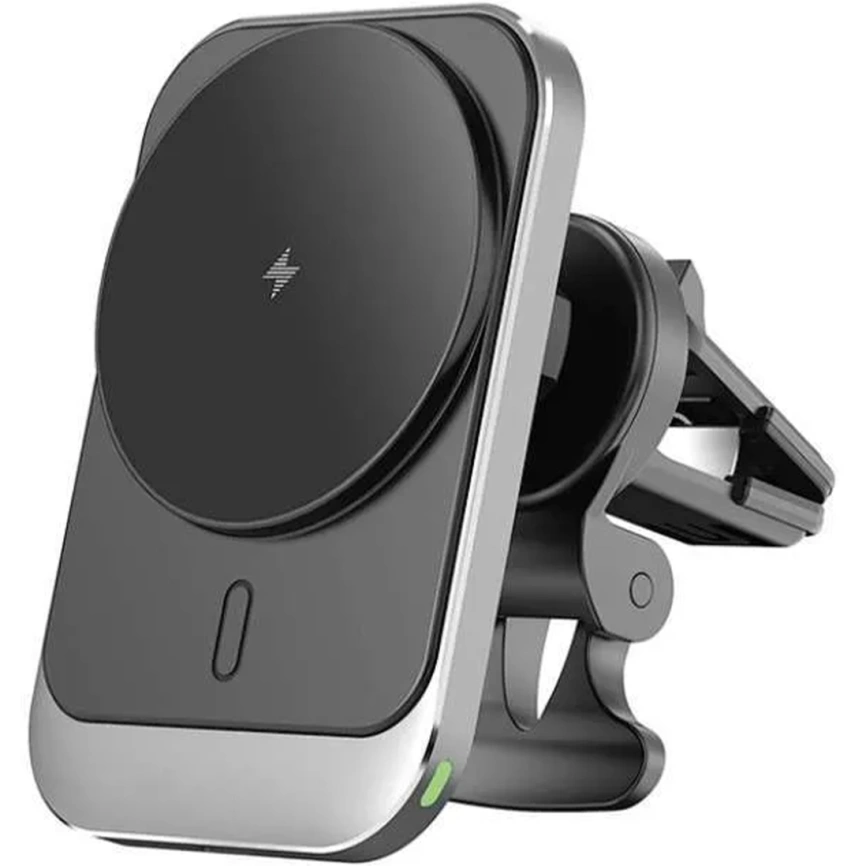 Автомобильный держатель WiWU Freelander Magnetic 15W Wireless Charger (CH-314) Black фото 1