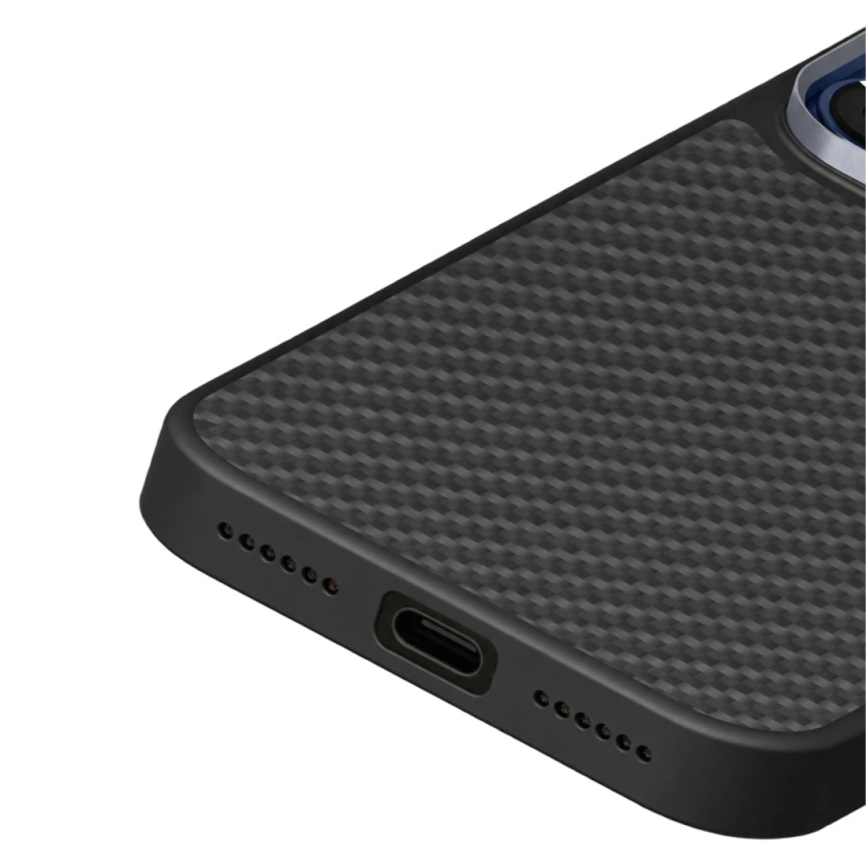 Чехол Gurdini Kevlar Series case для iPhone 18 Pro Max Black фото 2