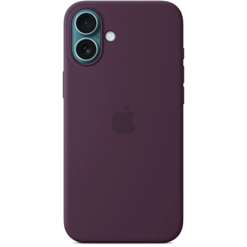 Чехол Apple Silicone Case with MagSafe для iPhone 16 Plum фото 5