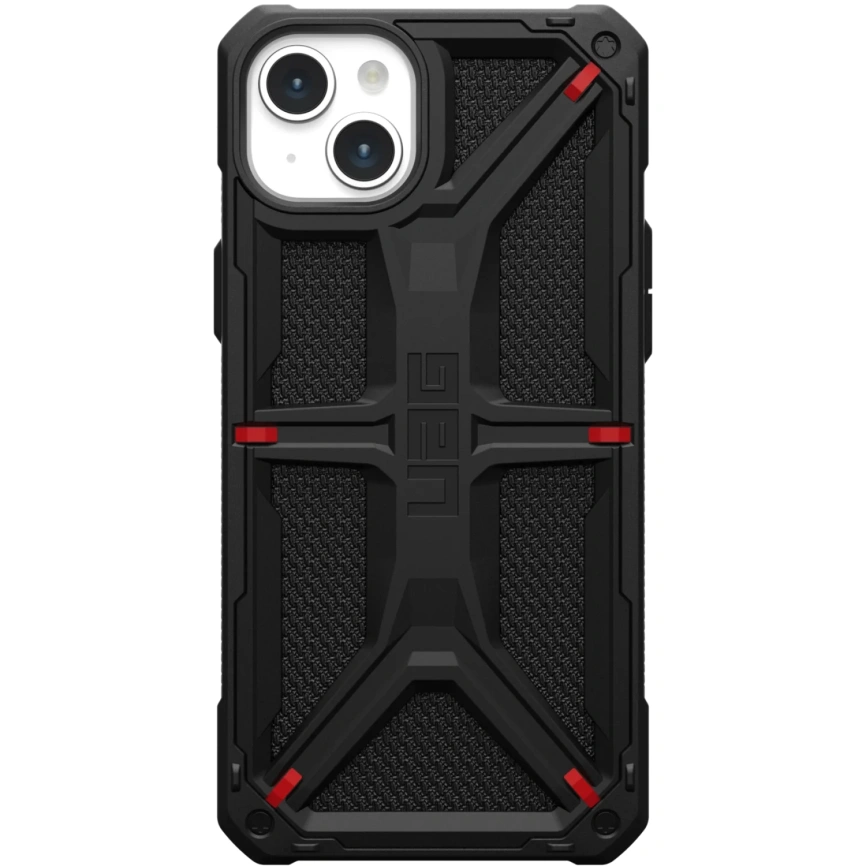 Чехол UAG MagSafe Monarch для iPhone 15 Kevlar Black (114289113940) фото 5