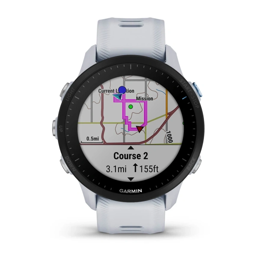 Умные часы Garmin Forerunner 955 (010-02638-11) Whitestone фото 5