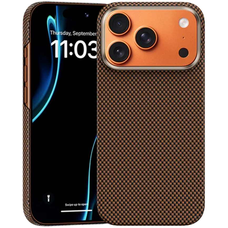 Чехол Benks ArmorTint Case built with Kevlar для iPhone 17 Pro Gold фото 3