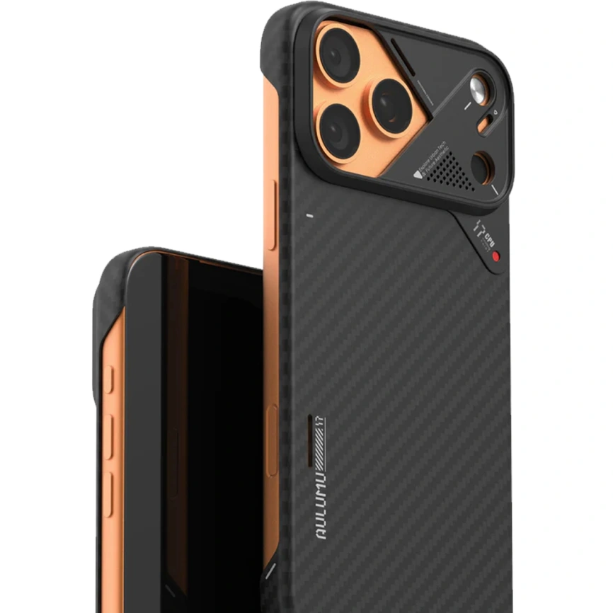 Чехол Aulumu A17 Aramid Fiber Case with MagSafe для iPhone 17 Pro Max Black фото 1
