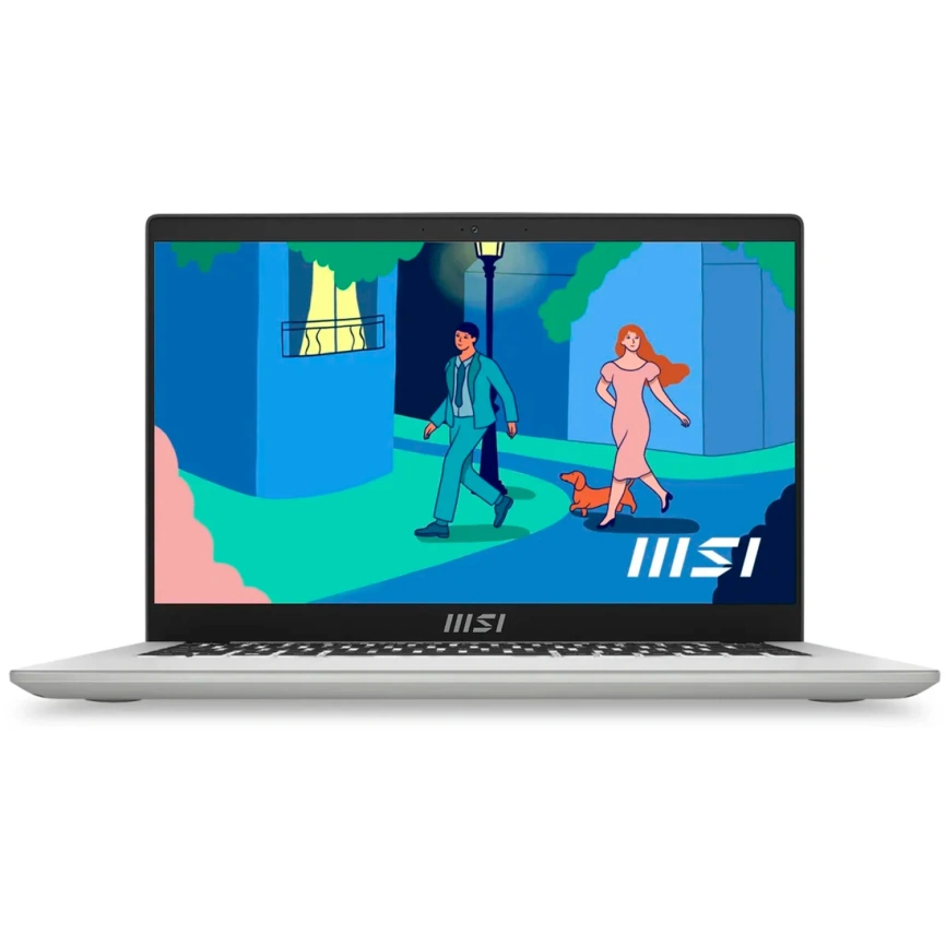 Ноутбук MSI Modern 14 C12MO-689RU 14 FHD IPS/ i5-1235U/16GB/512GB SSD (9S7-14J111-689) Silver фото 2