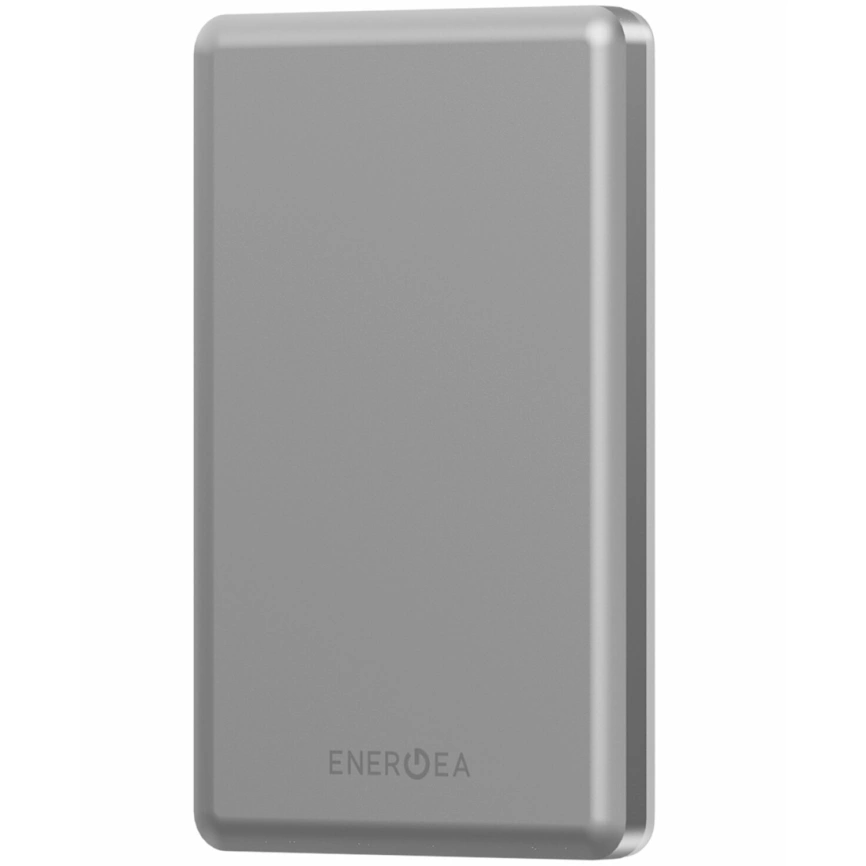 Внешний аккумулятор EnergEA Alupac Mini 5K 5000 mAh Magsafe Natural Titanium фото 1