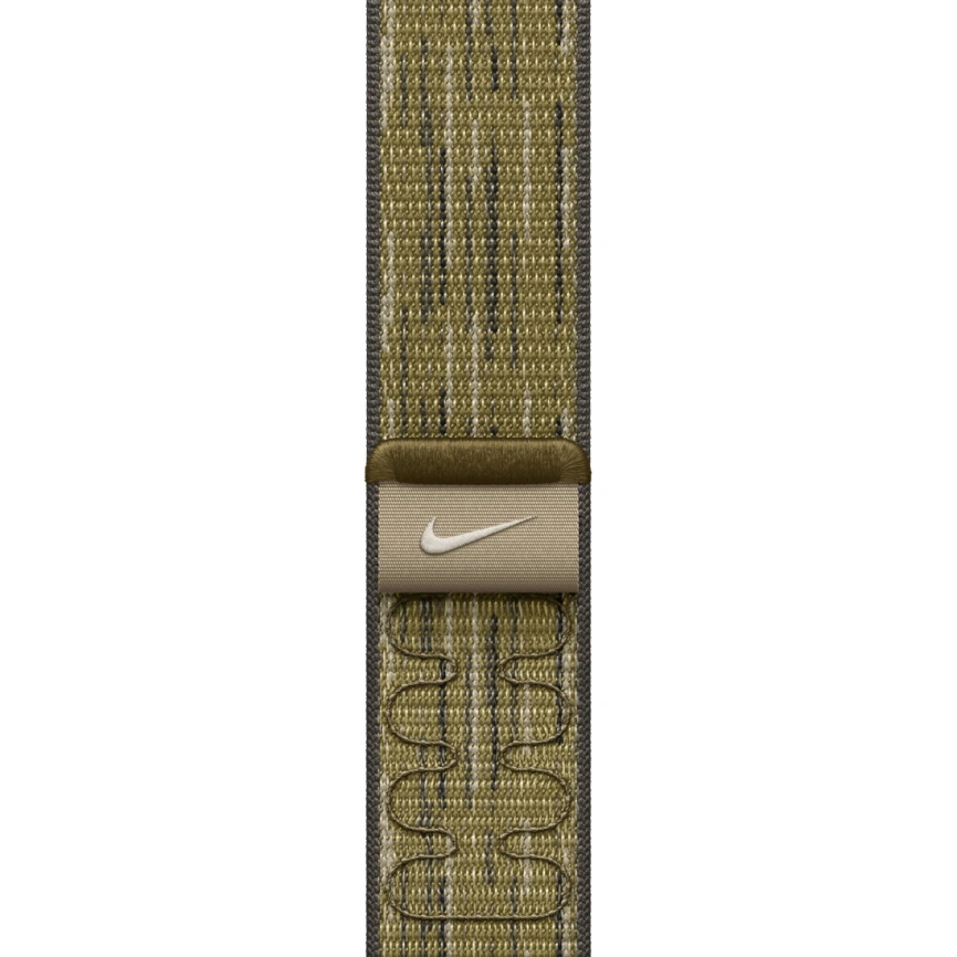 Ремешок Apple Watch 46mm Green/Grey Nike Sport Loop фото 3