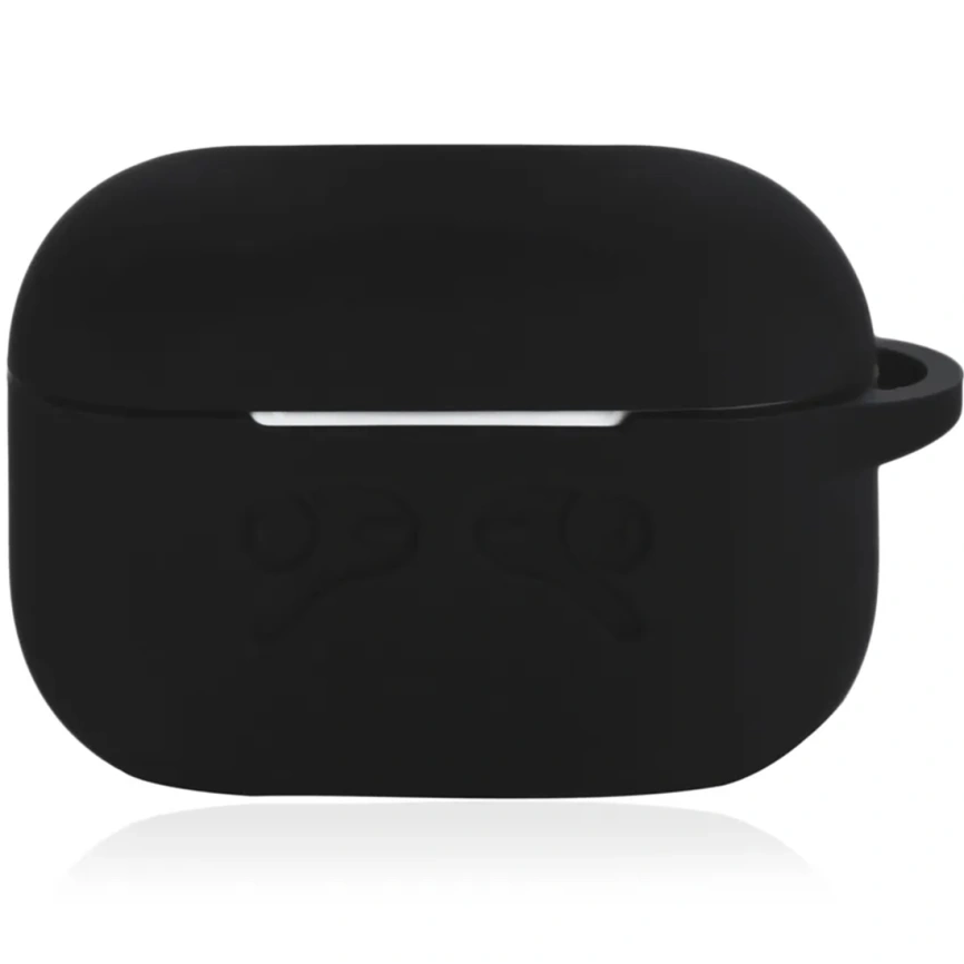 Силиконовый чехол Gurdini для AirPods Pro 2 Black фото 3