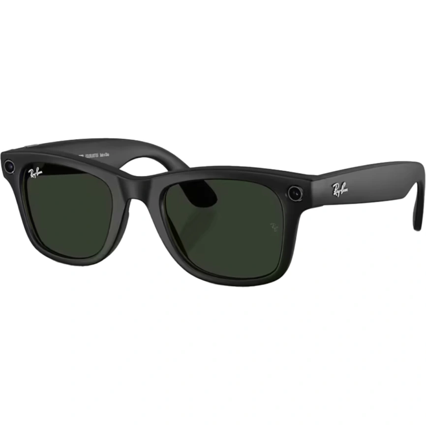 Умные очки Ray-Ban Wayfarer Matte Black/Transitions (RW4006) L Graphite Green фото 1