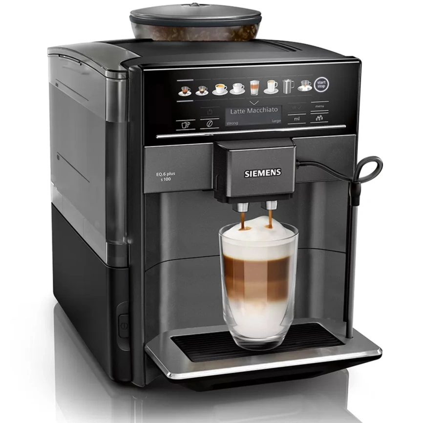 Кофемашина Siemens TE651319RW Black фото 1