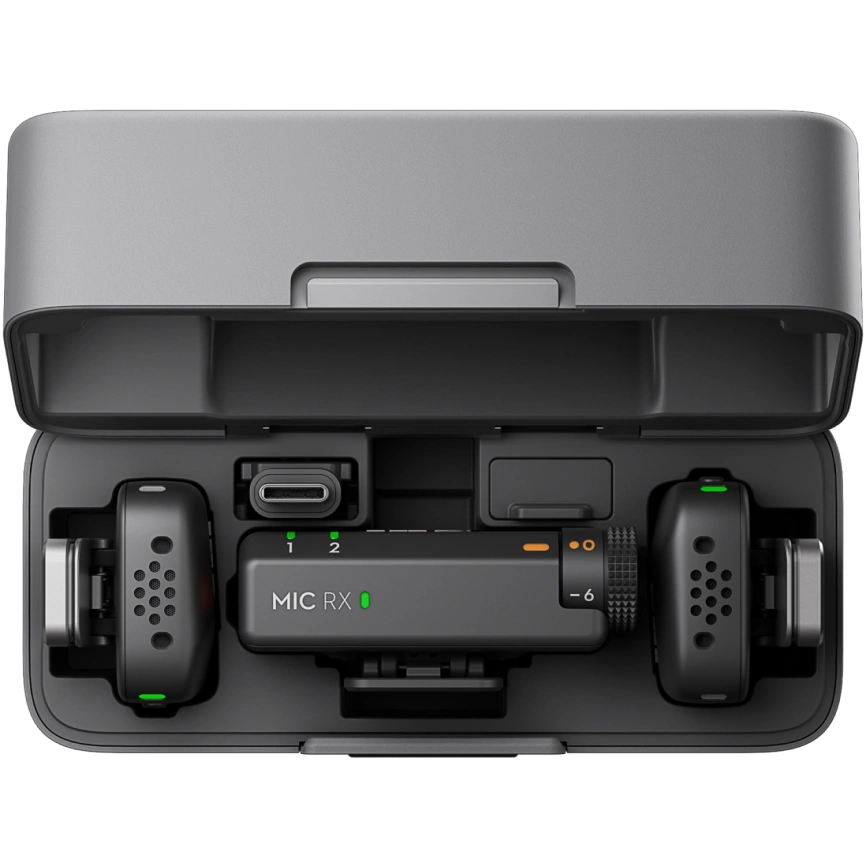 Беспроводная система DJI Mic Mini (2 TX + 1 RX + Charging Case) фото 5