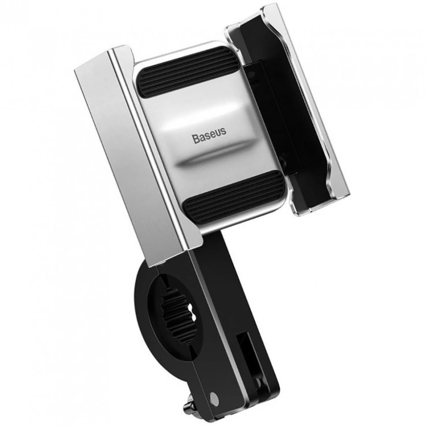 Держатель на руль Baseus Knight Motorcycle Holder CRJBZ-0S Silver/Black фото 2