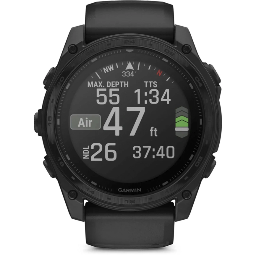 Смарт-часы Garmin Tactix 8 51mm Solar Sapphire Elite Applied Ballistics (010-03407-11) Black фото 6
