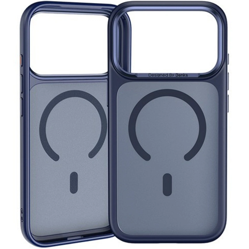 Чехол Benks Mist Protective Case with MagSafe для iPhone 17 Pro Max Blue фото 1