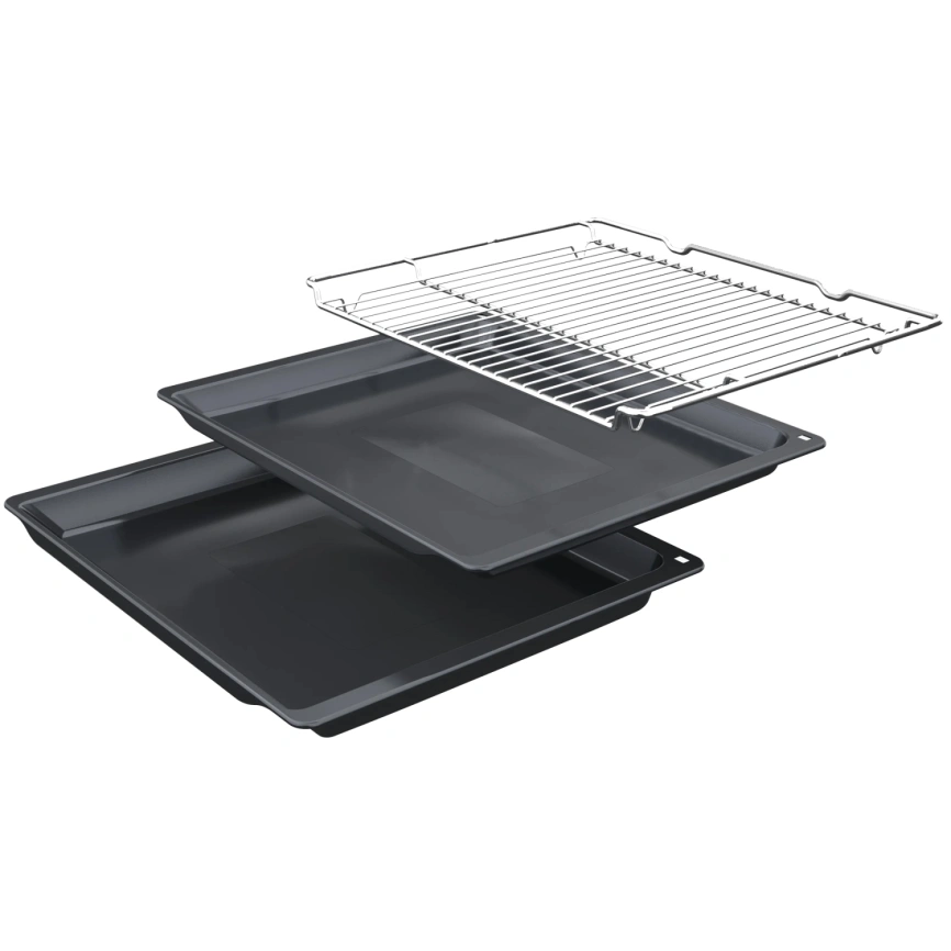 Электрический духовой шкаф Bosch Serie 8 HBG7741B1 Black фото 2