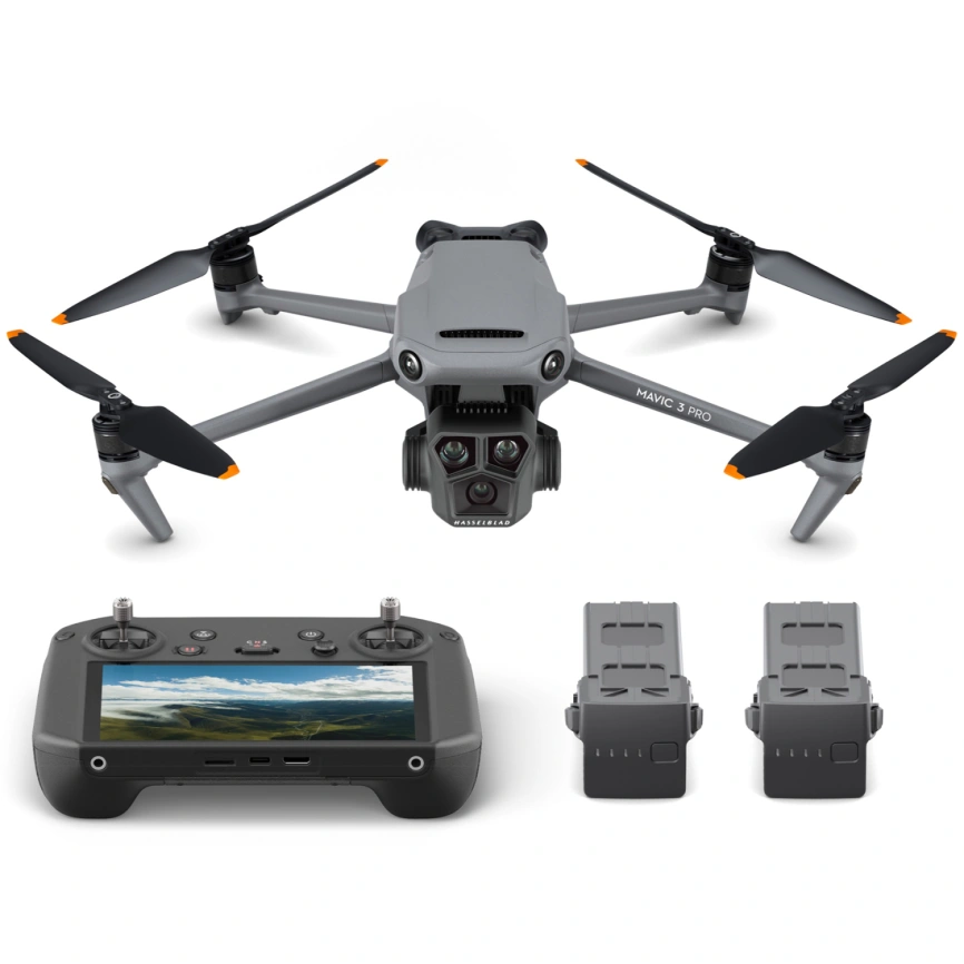 Квадрокоптер DJI Mavic 3 Pro Fly More Combo (DJI RC Pro) Gray фото 1