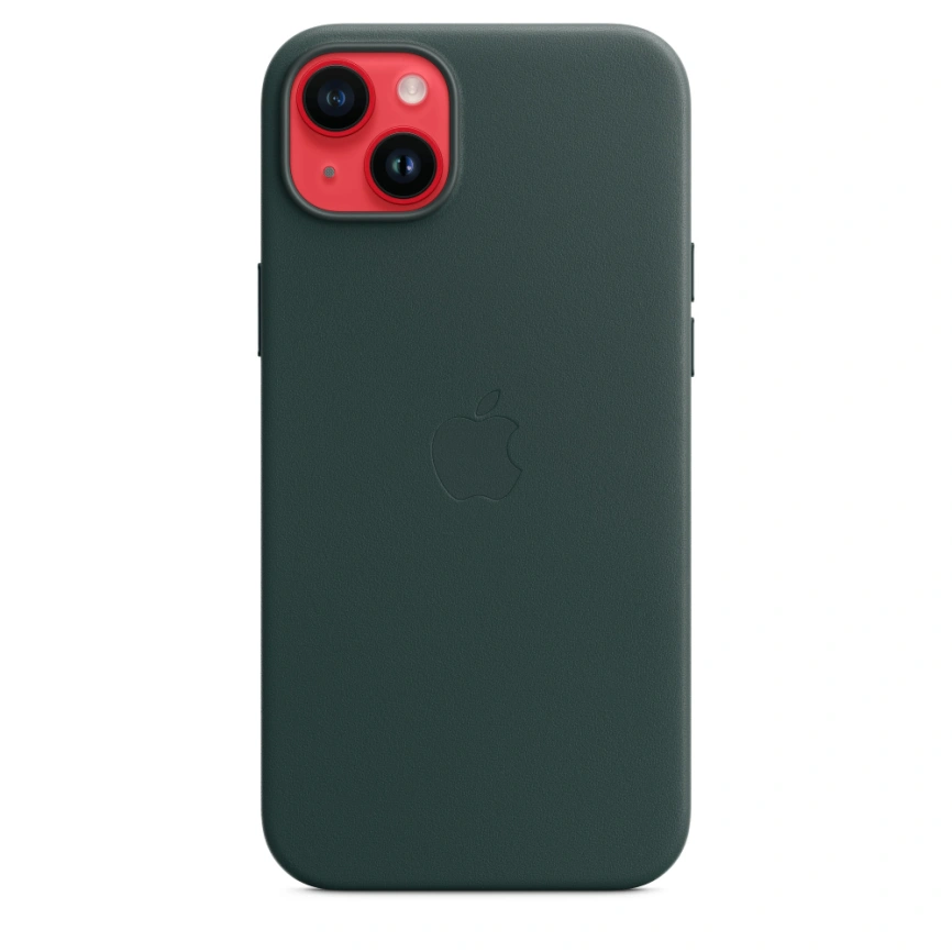 Кожаный чехол Apple для iPhone 14 Plus Forest green фото 4