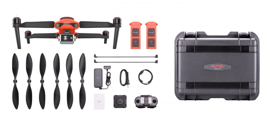 Квадрокоптер Autel Robotics EVO II Dual 320 Rugged Bundle Orange фото 6