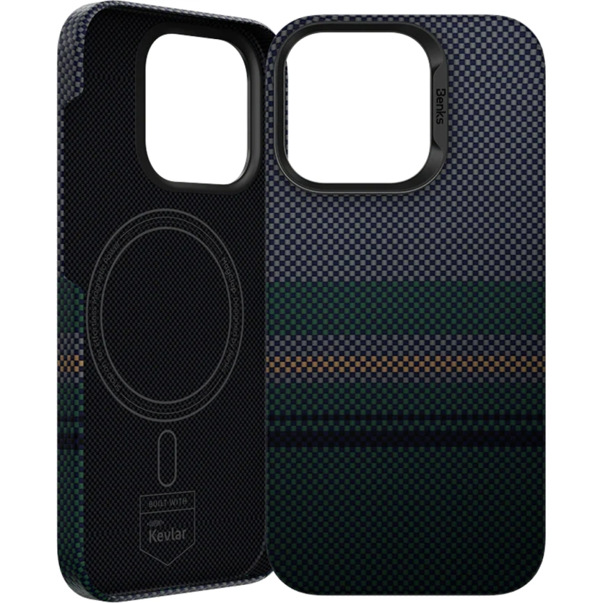 Чехол Benks ArmorPro Case built with Kevlar для iPhone 16 Pro Aurora фото 1