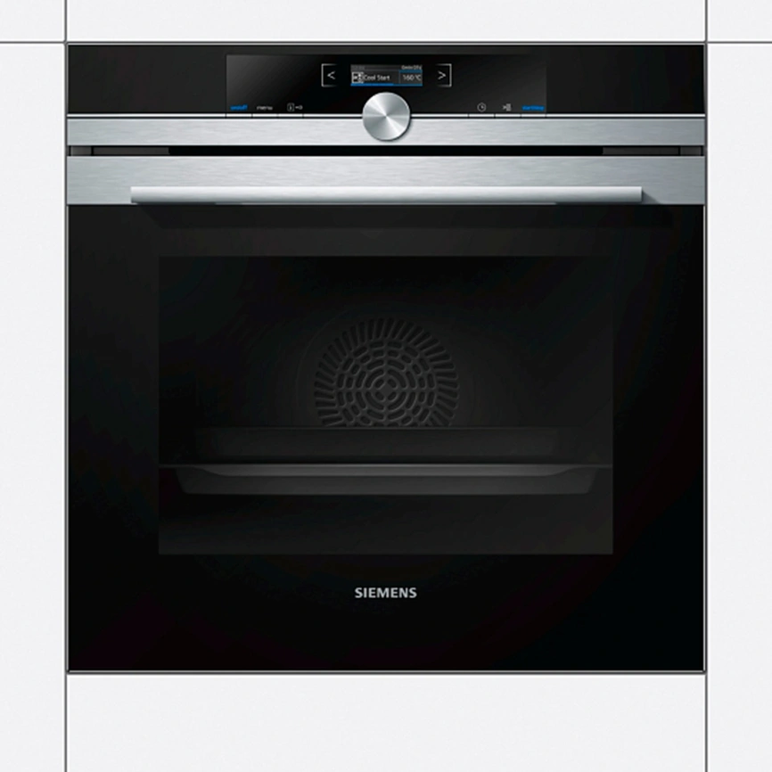 Электрический духовой шкаф Siemens HB634GBS1 Silver фото 3