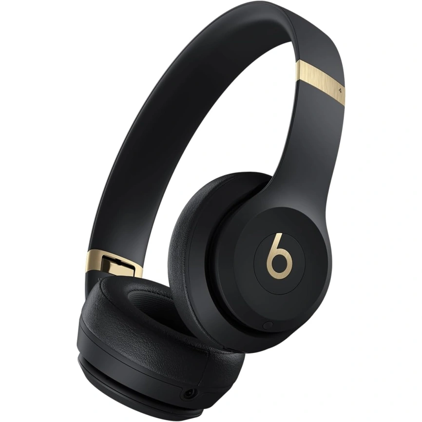 Наушники Beats Solo 4 Wireless Black/Gold фото 1