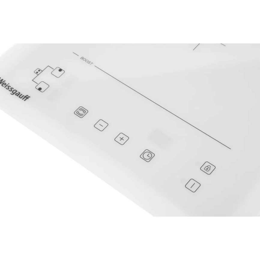 Индукционная варочная панель Weissgauff HI 32 WFZC White фото 4