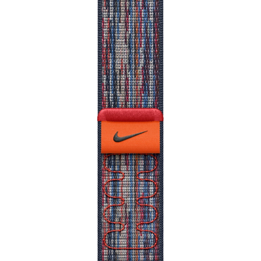Ремешок Apple Watch 42mm Blue/Red Nike Sport Loop фото 1