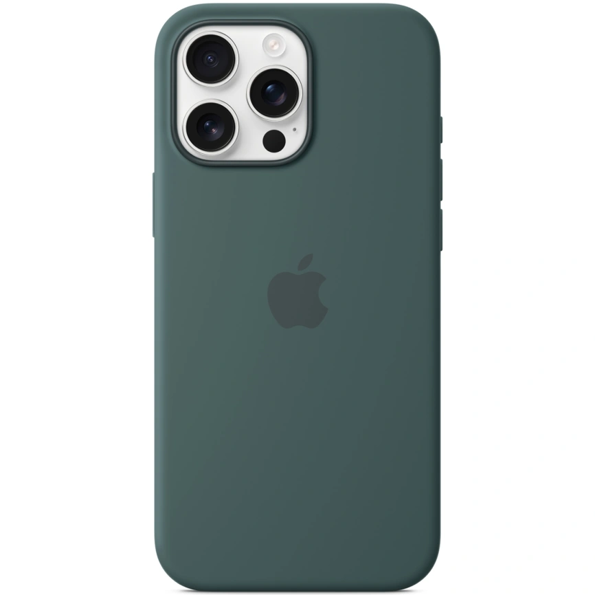Чехол Apple Silicone Case with MagSafe для iPhone 16 Pro Lake Green фото 3