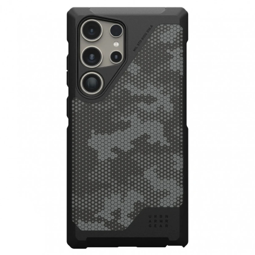 Чехол UAG Metropolis LT with MagSafe для Galaxy S24 Ultra Micro Hex Camo Graphite фото 1
