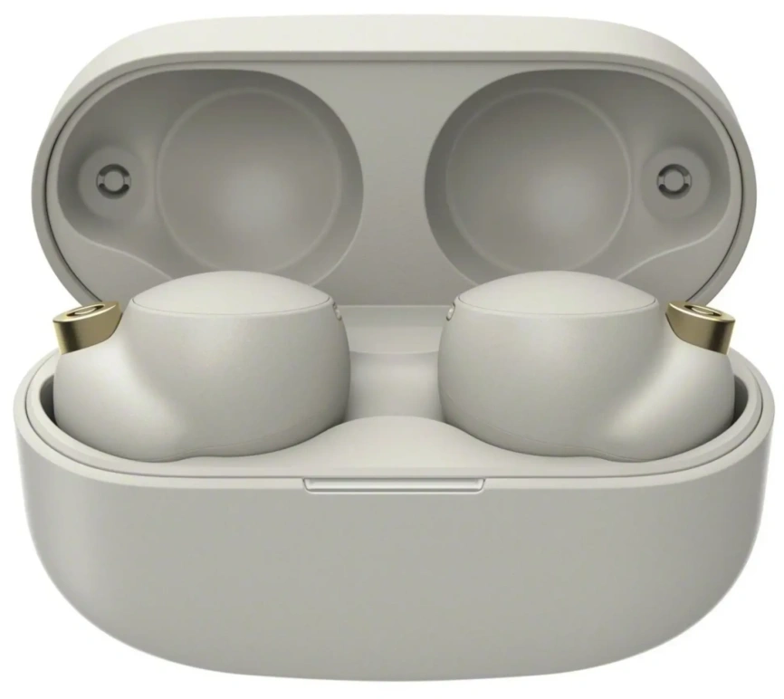 Наушники Sony WF-1000XM4 Silver фото 1